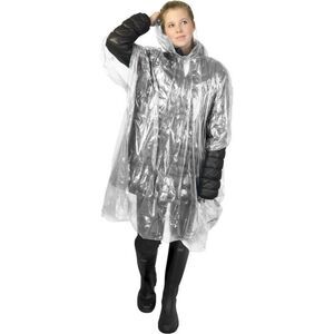 Unisex Adult Mayan Recycled Plastic Raincoat / White